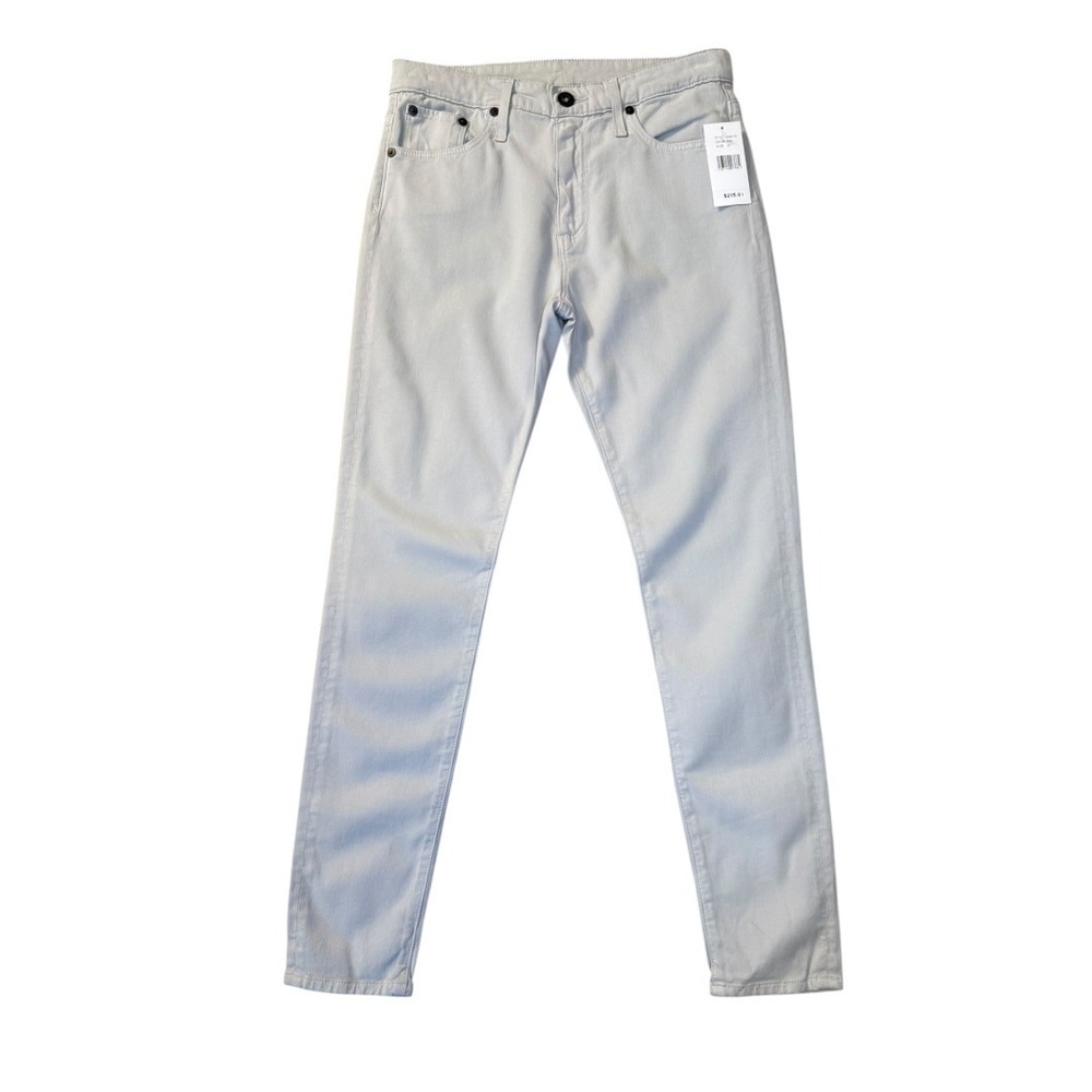 AG Adriano Goldschmied Farrah Skinny Ankle Jeans Light Grey Women's 4 27 NWT